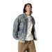 Men's Clothing High End Yellow Mud Dyed Heavy Denim Jacket Outerwear Men's Autumn And Winter New Street Fashion Denim Clothes_mkmklike.com