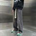 American Wide-leg Velvet Thickened Jeans Men's Autumn And Winter Trendy Brand Loose Casual Straight High Street Long Pants Trendy_mkmklike.com