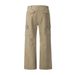 Vintage Washed Straight-Leg Jeans For Men, Hip-Hop Loose Casual Floor-Length Pants With Frayed Edges And Wide Legs_mkmklike.com