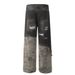Patchwork Camouflage Jeans Men's American High Street Heavy-duty Ripped Vintage Design Trendy Loose Straight Long Pants_mkmklike.com