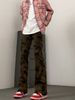 American Retro Jeans High Street Logging Camouflage Overalls Men's Tall Micro-pull Pants_mkmklike.com