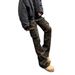 Nordmann American High Street Camouflage Slim Fit Cargo Jeans Spring Autumn Straight Vibe Flared Long Pants Men's Versatile_mkmklike.com