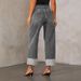Stretch Straight Leg Jeans For Women - High Waist Vintage Roll-Up Denim Pants With Comfortable Fit Women's Clothing_mkmklike.com