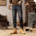 Large Size Men's Clothing Spring And Autumn New Quality Washed Small Straight Slim Jeans Men's American Trendy Black Jeans_mkmklike.com
