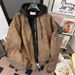 Spring Autumn Two-Piece Leather For Men With Hood, Vintage Style, Cool And Casual, Trendy American High Street_mkmklike.com