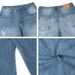 Men's Clothing Retro Washed Distressed Silhouette Scimitar Jeans Trendy Loose Banana Mopping Casual Long Trousers_mkmklike.com