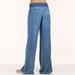 Plus Size Women's Wide-Leg Jeans – Lightweight Stretch Pants For Casual & Streetwear (S-5XL, Black/Light Blue)_mkmklike.com