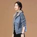 Quilted Denim Jacket For Women – Thickened Polar Fleece Lining, Loose Fit With Embroidery (6 Sizes, 2 Colors)_mkmklike.com