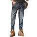 Spring/Autumn Men's Stretch Jeans Retro Loose Fit plus Size Long Pants Youthful Style Trendy Slim Fit Harem Pants_mkmklike.com