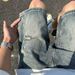 Men's Clothing Summer Thin Ripped Denim Shorts Men's Vibe Retro Loose Mid-length Pants Trendy Street All-match Shorts_mkmklike.com