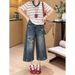 Retro Ripped Cropped Jeans for Women High Waist Slimming Straight Leg Wide Leg Pants Loose Fit Petite plus Size Summer New_mkmklike.com