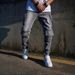 Men's Clothing Men’s Utility Cargo Jeans – Distressed Workwear Pants With Multi-Pockets & Monkey Wash Effect (Grey, Straight-Leg, Streetwear, S-XXL)_mkmklike.com