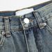 Vintage Washed High Waist Flared Jeans For Women - Retro Loose Fit Wide Leg Denim Pants With Distressed Details_mkmklike.com