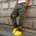 Men's Camo Cargo Pants – Military Green Tactical Workwear With Multi-Pockets, Straight Leg & Durable Cotton (S-XXL)_mkmklike.com