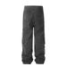 Vibe Trendy Brand Washed Denim Cargo For Men With Three-Dimensional Patch Pockets, Multi-Pocket Loose Wide-Leg Straight_mkmklike.com