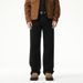 Men's Clothing Autumn New American Style Black Jeans Men's Cleanfit Trendy Loose Straight Leg Pants_mkmklike.com