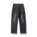 Men's Clothing Men's Relaxed Straight-Leg Jeans - Vintage Washed Denim Pants For Casual & Streetwear (Blue-Gray, Black, Fleece-Lined Options)_mkmklike.com