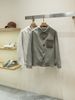LP Ediion Exquisie Lazy Feel Early Auumn Casual Lighweigh Turn-Down Collar Loose Jacke Men's Linen Shir-Syle_mkmklike.com