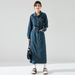 2026 Fall New Vintage Washed Cotton Denim Dress | Women's Long Shirt-Style Long Sleeve Outerwear_mkmklike.com