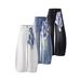 Men's Clothing Retro Wide-Leg Jeans For Men & Women, Vintage High-Waisted Straight Denim Pants, Distressed Washed Casual Streetwear_mkmklike.com