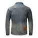 Lunar Apex Plus Size Clothing 2024 Gradient Autumn Winter New American Retro Loose Jacket Men's Denim Top_mkmklike.com