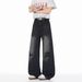 Men's Clothing Plus Size Men's Loose Straight Leg Jeans Heavy Craftsmanship High Street Style Casual Ripped_mkmklike.com