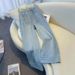 Light-colored Jeans For Women, 2026 New Spring-summer Thin Loose Wide-leg Slimming Cropped Pa, Narrow Straight-leg_mkmklike.com