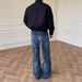 Vintage Washed Straight-Leg Jeans – Distressed Denim Pants With Honeycomb & Whisker Details (S-XXL, Blue)_mkmklike.com
