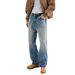 Men's Clothing Men's Versatile Whiskered Casual Jeans Stone Wash Straight Leg Blue Vibe Clothing For Autumn For Formal & Casual_mkmklike.com