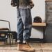 American Heavy Retro Tooling Pants Men's Spring And Autumn 2026 Jeans Men's Straight Loose Casual Pants Hip Hop_mkmklike.com