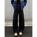 Retro Jeans Men's Spring And Autumn American Straight Loose Pants Ruffian Handsome Trendy Brand Scimitar Wide-leg Casual Trousers_mkmklike.com