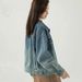 Chicco New Gradient Versatile Denim Women, Turn-Down Collar Slim Fit Top, Loose Retro Short Jacket For Spring And Autumn_mkmklike.com