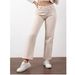 Women's Slimming Straight Leg Denim Trousers American Style Apricot Color Fashionable Trendy Stretchy Casual Versatile For All Seasons_mkmklike.com
