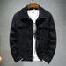 Loom 2025 New Stretch Jacket Men, Spring Autumn Black Stylish European And American Simple Denim Coat For Men_mkmklike.com