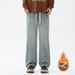 LKTM Wear # 2025 New Autumn/Winter American Gradient Color Jeans Men's Vibe Trendy Brand Casual Pants_mkmklike.com