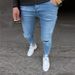 Tight New Denim Men's Slim-Fit Pants_mkmklike.com