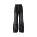 Youth Trend Gradient Color Straight Leg Casual Pants For Men In Spring Autumn, American High Street Hand Wiped And_mkmklike.com