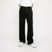 Nordmann Black Straight-Leg Jeans For Men American Style Loose Wide-Leg Summer Vibes Cool Versatile Casual Pants_mkmklike.com