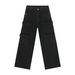 Men's Vintage Washed Cargo Jeans - Oversized Utility Pants With Multi-Pockets & Relaxed Straight Fit_mkmklike.com