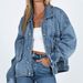 Versatile Three-dimensional Bag Jacket Retro Classic Loose Denim Jacket Top Women_mkmklike.com