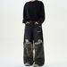American Street Design Fake Two-piece Jeans Men's And Women's Loose Casual Camouflage Splicing Pants Trendy Straight Pants_mkmklike.com