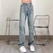 Boys' High-End And Handsome Straight Leg Jeans, Men's Casual High Street Long Pants, Spring Style_mkmklike.com