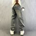 Men's Clothing Print High Street Fashion Brand Ins Design Jeans Loose Straight Washed Wide Leg Long Pants_mkmklike.com
