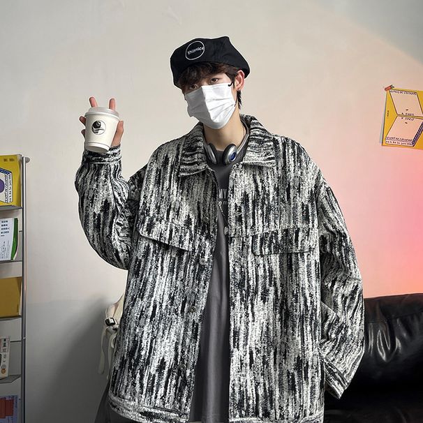 Cowboy Jacket Men's Spring And Autumn Jacket Autumn Trend High-end Top_mkmklike.com