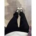 High Street Vibe Design Sense, High-End Skeleton Claw Embroidery Jeans, Men's Summer Micro Flared Straight Leg Pants_mkmklike.com