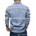 Pulse Pulse 2024 Spring Autumn European And American Street Style Cotton Casual Slim Fit Jacket Denim Coat Men's Clothing_mkmklike.com