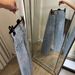 Women's Hot Selling Rhinestone High-Waisted Washed Jeans, Loose Fit, Slim Fit, Versatile Straight Leg Pants_mkmklike.com