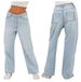 Women's Clothing High Waisted Loose Wide Leg Women's Jeans_mkmklike.com