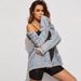 K Women's Fashion Denim Long Sleeved Tattered Tassel Cardigan Jacket_mkmklike.com