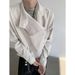 Unique Niche Style High-End Feel Minimalist Casual Versatile Men's Retro Loose Solid Color Jacket Coat_mkmklike.com